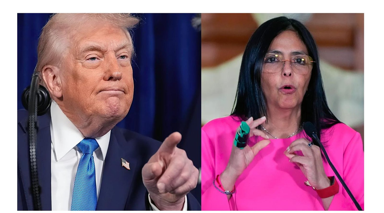 Donald Trump con un fuerte mensaje a Delcy Rodríguez “Si no hace lo correcto, va a pagar un precio más alto que Maduro”