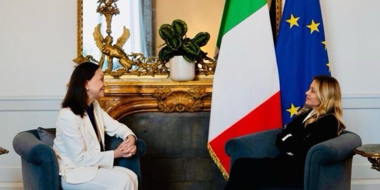 maria-corina-Meloni-750x375