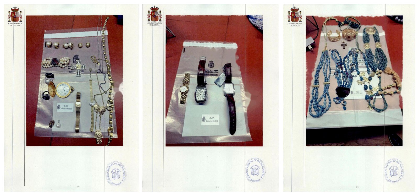 Numerosas joyas, discos duros y documentos de empresas en la caja fuerte de Zapatero