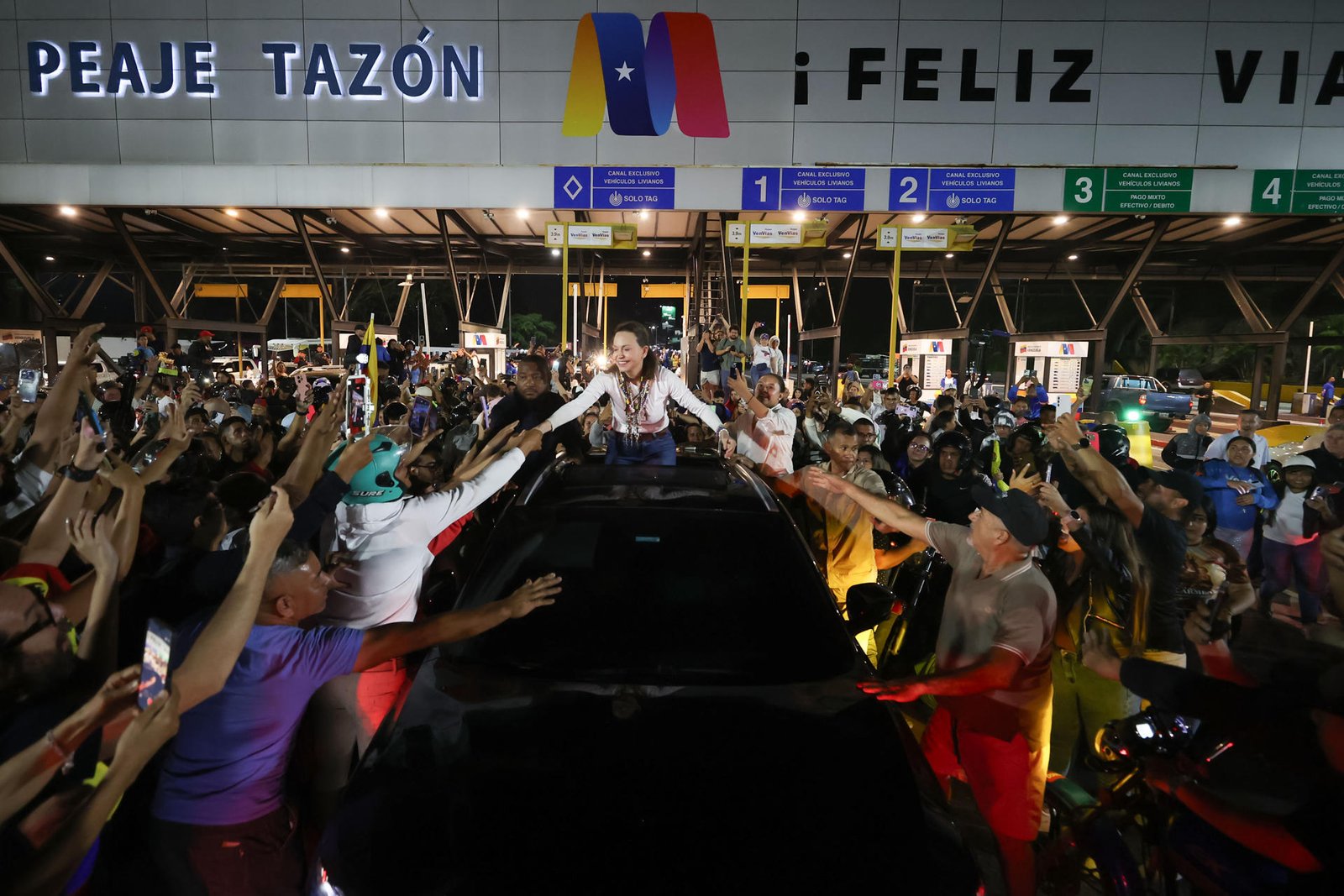 María Corina Machado ya se encuentra de regreso en Venezuela